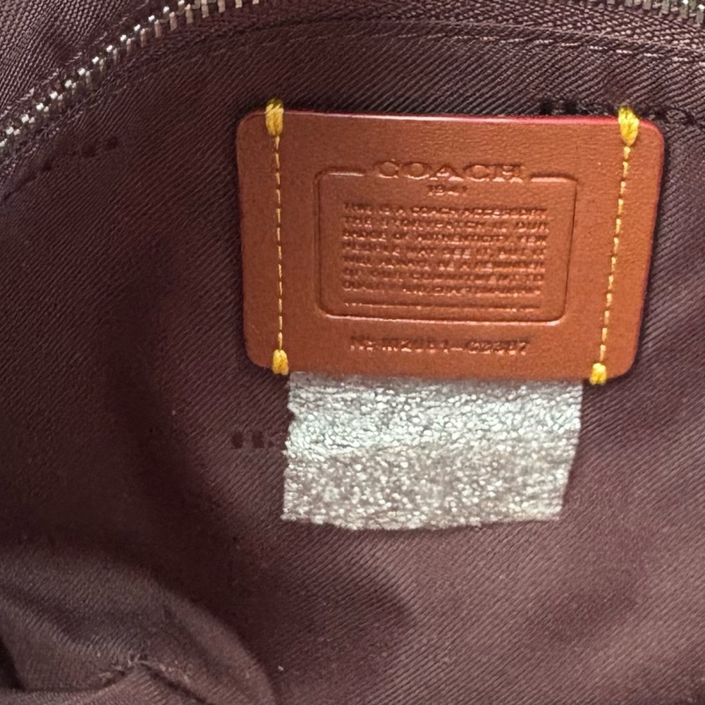 Coach Brown Textured Leather Backpack - image 5